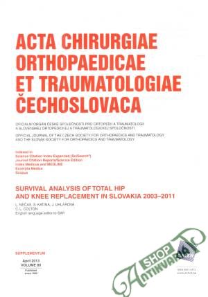 Acta chirurgiae orthopaedicae et traumatologiae Čechoslovaca april 2013 - Kolektív autorov