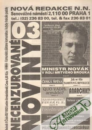 Necenzurované noviny 03/1993 - Kolektív autorov