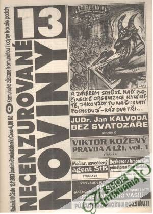 Necenzurované noviny 13/1993 - Kolektív autorov