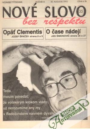 Nové slovo bez rešpektu 35/1993 - Kolektív autorov