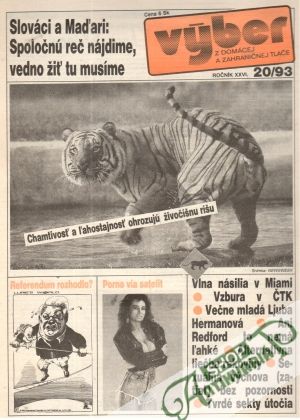 Výber z domácej a zahraničnej tlače 20/93 - Kolektív autorov