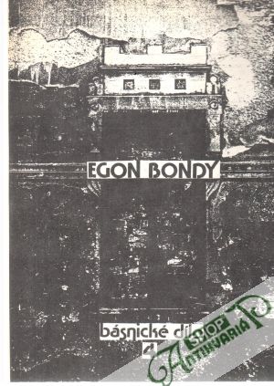 4. básnické dílo - Bondy Egon