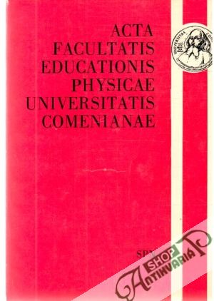 Acta facultatis educationis physicae UC XII/1972 - Kolektív autorov
