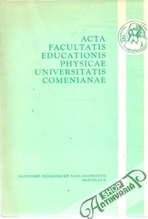 Acta facultatis educationis physicae UC, XV/74 - Kolektív autorov
