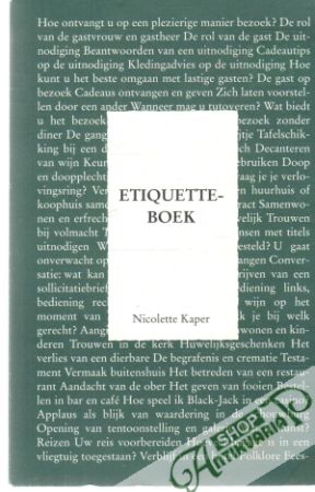 Etiquetteboek - Kaper Nicolette
