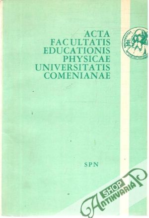 Acta facultatis educationis physicae UC - Publicatio XI/71 - Kolektív autorov