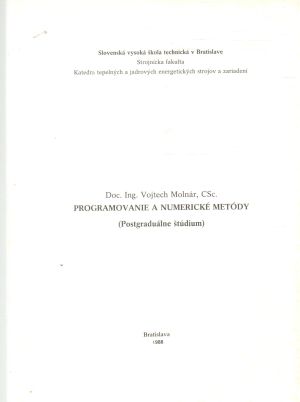 Programovanie a numerické metódy - Molnár Vojtech