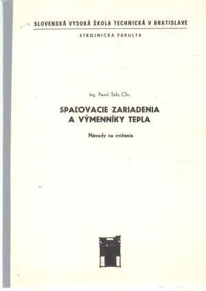 Spaľovacie zariadenia a výmenníky tepla - Sidó Pavol