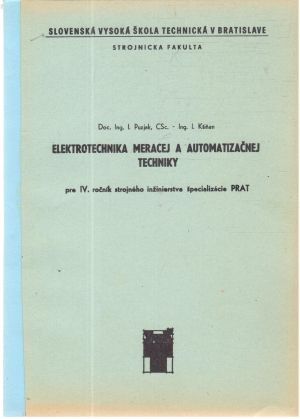 Elektrotechnika meracej a automatizačnej techniky - Puzjak, Kšiňan