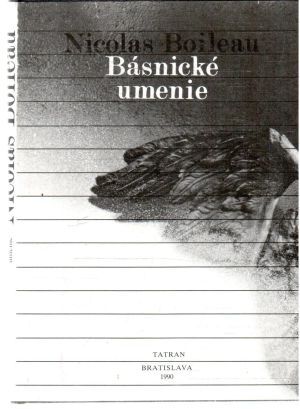 Básnické umenie - Boileau Nicolas