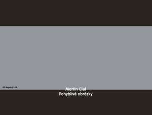 POHYBLIVÉ OBRÁZKY - Ciel Martin