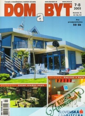 Dom a byt 7-8/2003 - Kolektív autorov
