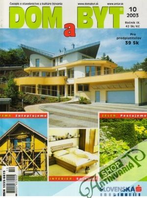 Dom a byt 10/2003 - Kolektív autorov
