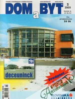 Dom a byt 3/2003 - Kolektív autorov