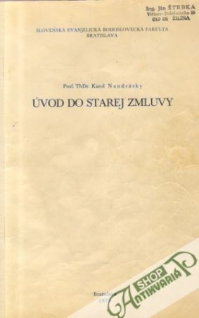Úvod do starej zmluvy - Nandrásky Karol