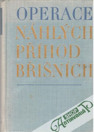 Operace náhlých příhod břišních - Niederle / Šebek