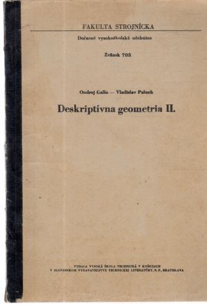 Deskriptívna geometria II. - Gallo, Paluch