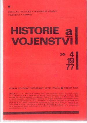 Historie a vojenství 4/1977 - Kolektív autorov