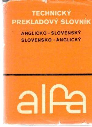 Technický prekladový slovník anglicko-slovenský, slovensko-anglický - Novák, Binder