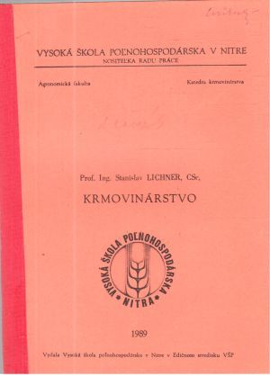 Krmovinárstvo - Lichner Stanislav
