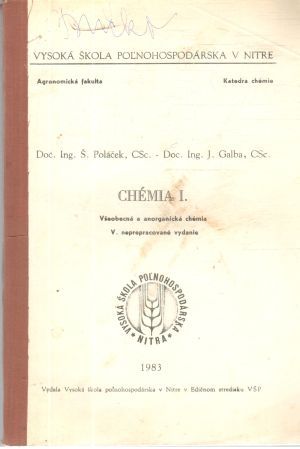 Chémia I. - Poláček, Galba