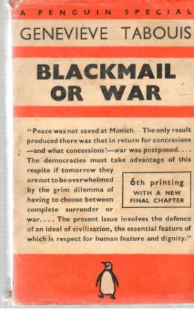 Blackmail or war - Tabouis Genevieve