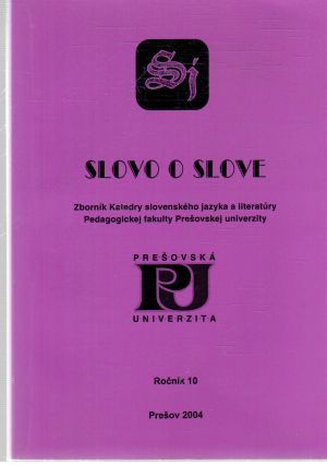 Slovo o slove - Kolektív autorov