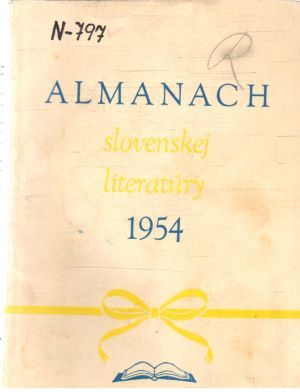 Almanach slovenskej literatúry 1954 - Gregorová Magda