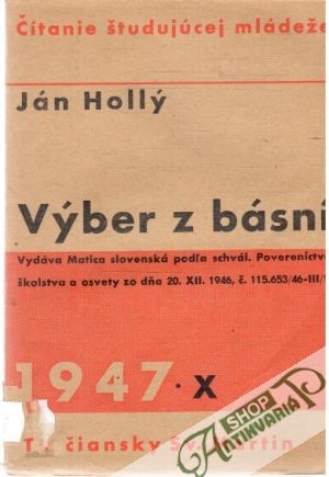 Výber z básní - Hollý Ján