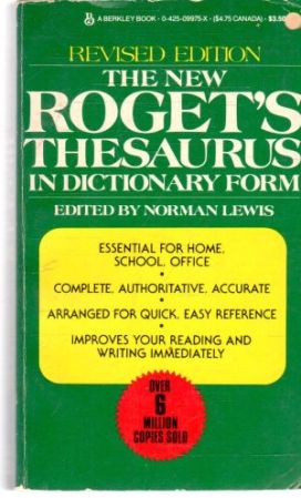 The new roget´s thesaurus in dictionary form - Lewis Norman