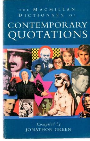 Contemporary quotations - Green Jonathon