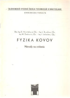 Fyzika kovov - Kolektív autorov