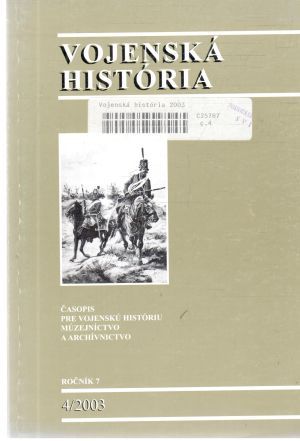 Vojenská história 4/2003 - Kolektív autorov