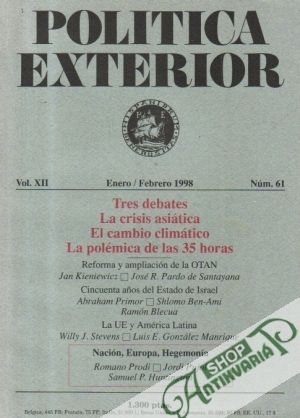 Politika Exterior Enero/Febrero 1998 - Kolektív autorov