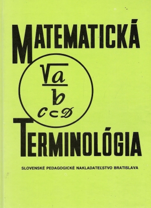 MATEMATICKÁ TERMINOLÓGIA - Medek V. a kol.