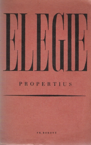 ELEGIE - Propertius