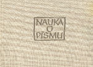 NAUKA O PÍSMU - Menhart O.