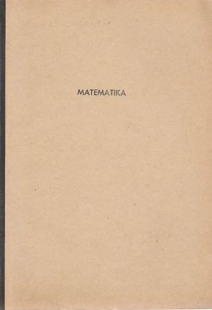 MATEMATIKA - Čverčko M.