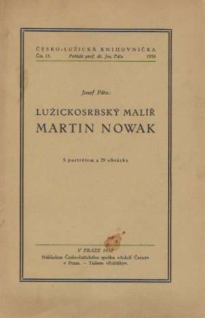 LUŽICKOSRBSKÝ MALÍŘ MARTIN NOWAK - Páta J.