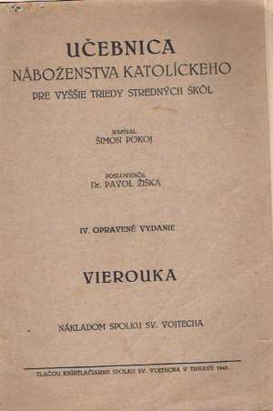 UČEBNICA NÁBOŽENSTVA KATOLÍCKEHO - Pokoj Š.