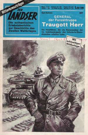 TRAUGOTT HERR - DER LANDSER - GENERAL DER PANZERTRUPPE