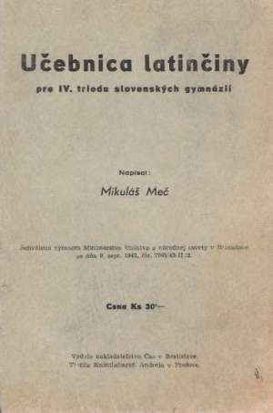 UČEBNICA LATINČINY - Meč Mikuláš