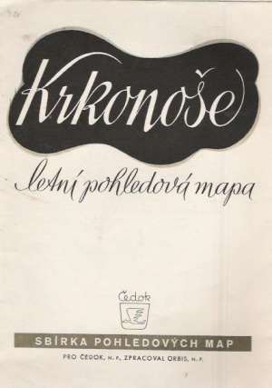 KRKONOŠE- LETNÍ POHLEDOVÁ MAPA - Kolektív autorov