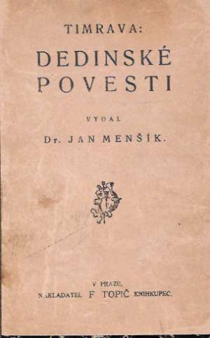 DEDINSKÉ POVESTI - Timrava Božena Slančíkova