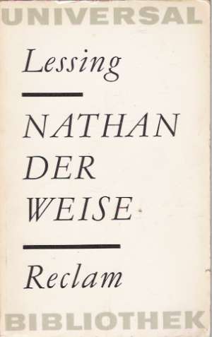 NATHAN DER WEISE - Lessing G.E.