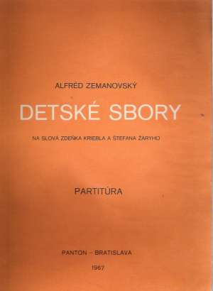 DETSKÉ SBORY - Zemanovský A.