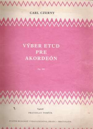 VÝBER ETUD PRE AKORDEÓN OP. 599 - Czerny C.