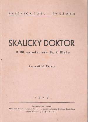 SKALICKÝ DOKTOR - Pácalt M.