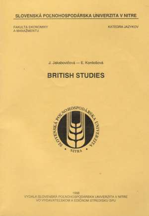 BRITISH STUDIES - Jakabovičová J.