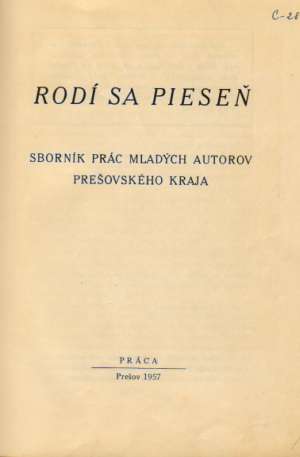 RODÍ SA PIESEŇ - Kolektív autorov